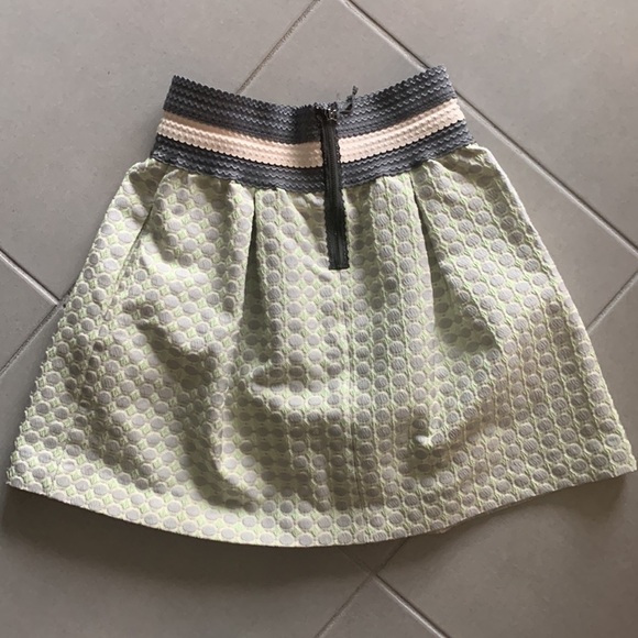 ANTHROPOLOGIE MAEVE SEREN JACQUARD POLKA DOT SKIRT GI SZ SMALL CAREER EVERYDAY - Picture 8 of 13